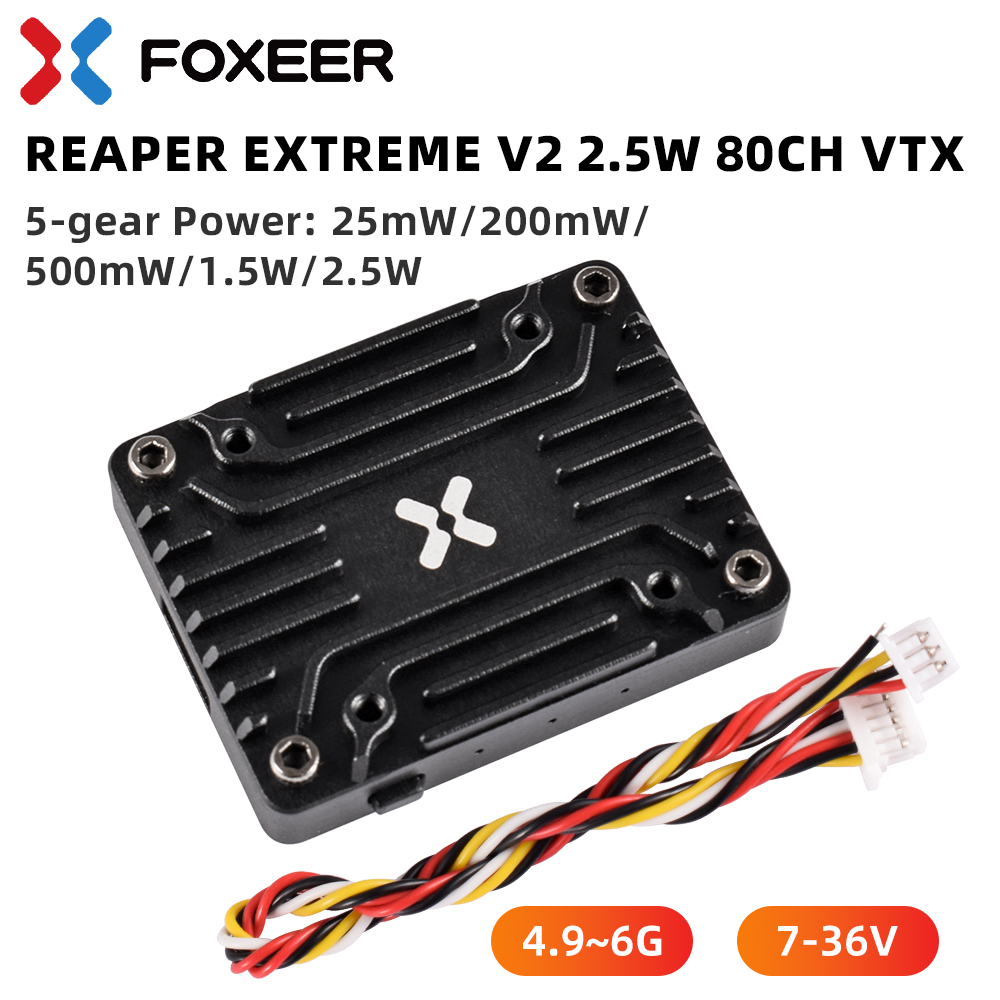 Foxeer 4.9-6G Reaper Extreme V - Foxeer Reaper Extreme 2.5W Vtx 评论和价格